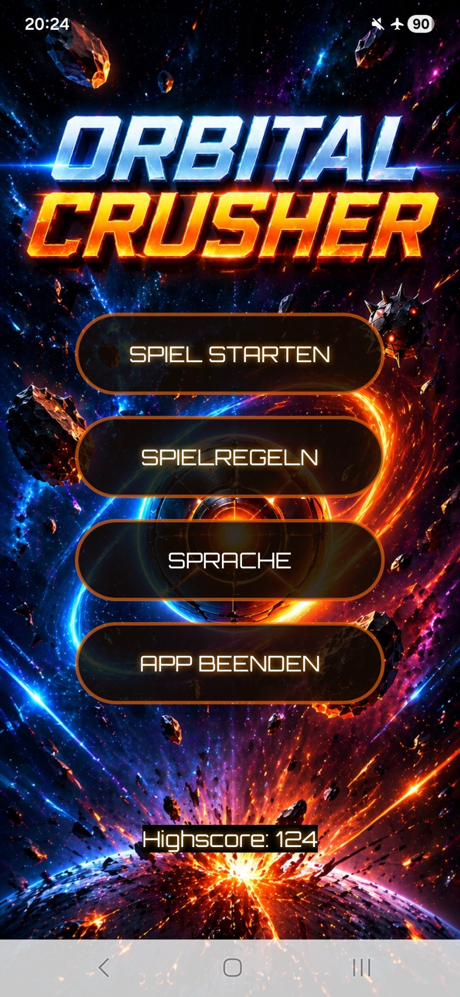 Orbital Crusher Smartphone Gameplay Screenshot
